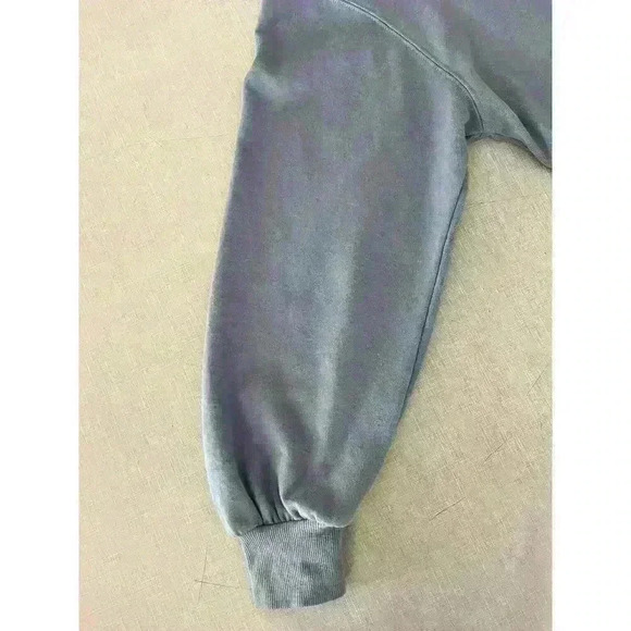 Dodge Wms M Charger Graphic Pullover Sweatshirt Blue Cropped Classic Car Muscle - Picture 7 of 15